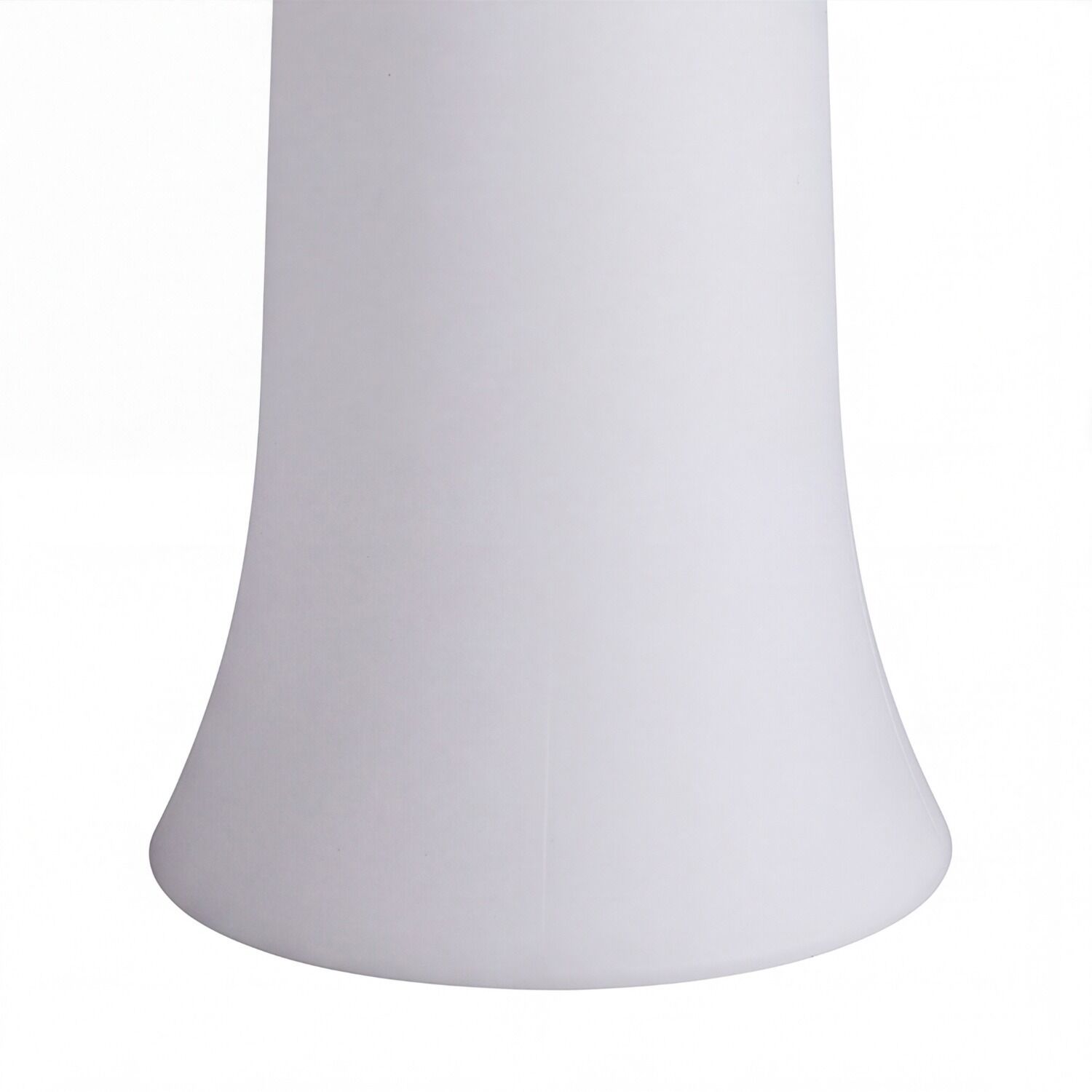 le126718-stehlampe-terrasse-garten-balkon-aussen-kunststoff-matt-modern-weiss-06 Lampenschirm, Schirm, weiß, Kegelform, Textil