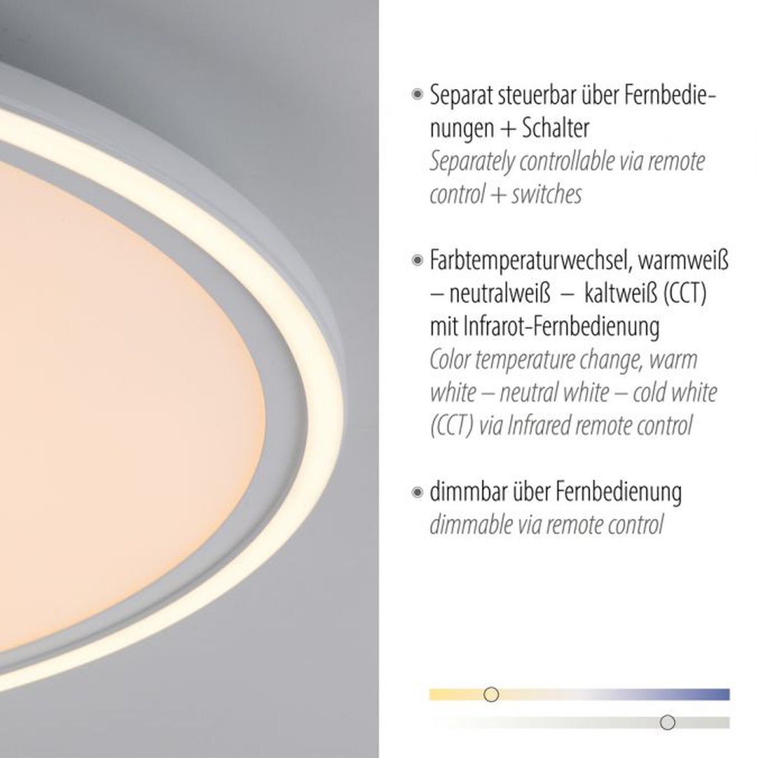 30867a339f5942a7aae5916fc057a1ac LED-Ring, Dimmbar, Fernbedienung, Infrarot, Farbwechsel