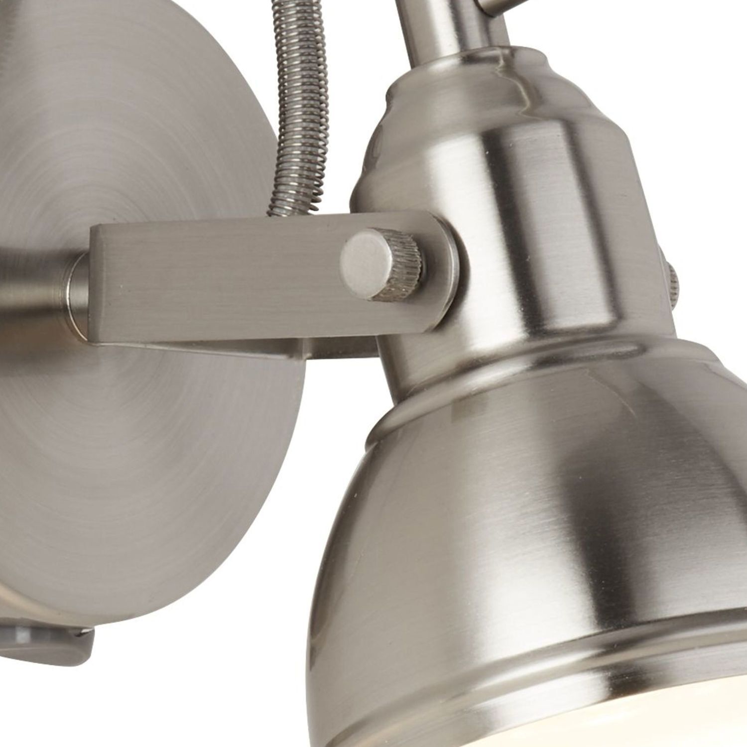 Wandspot Metall verstellbar GU10 bis 50 W in Silber