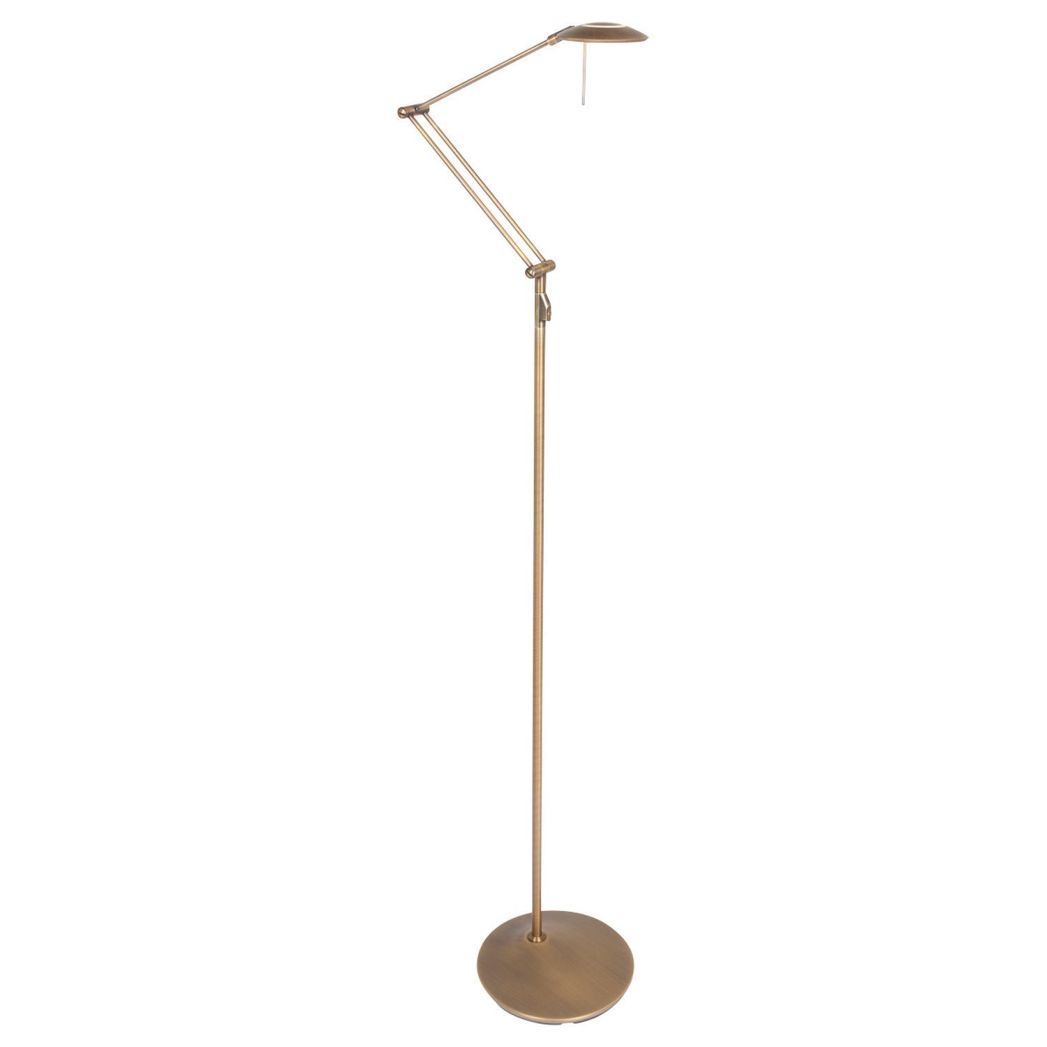 LED Stehlampe in Bronze 185 cm flexibel dimmbar