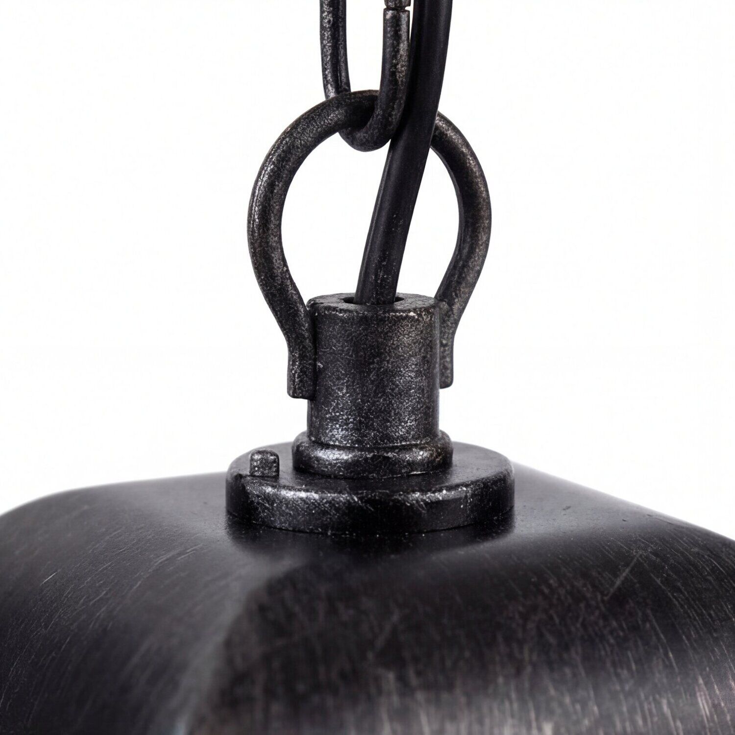 aussen-haengeleuchte-thompson-1-flammig-schwarz-mit-silber-finish-vintage-05 hänger, kette, deko, metall, lampenaufsatz