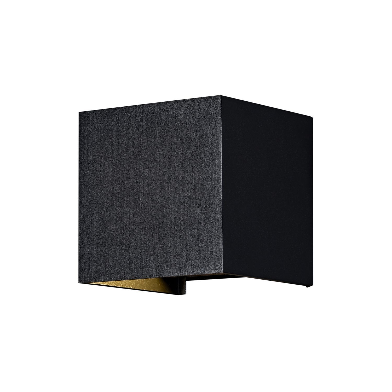 LED Außenwandleuchte Metall Up Down IP54 Schwarz 400 lm Postfach