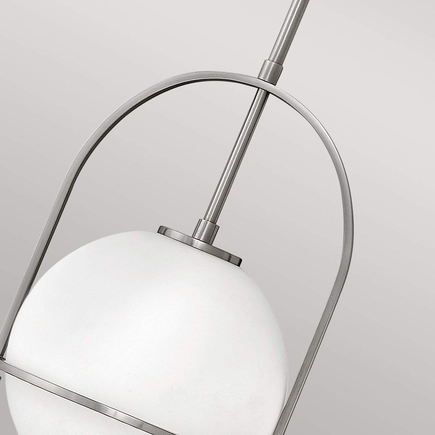 Lampe à suspendre métal verre rond D : 28,9 cm E27 Vintage