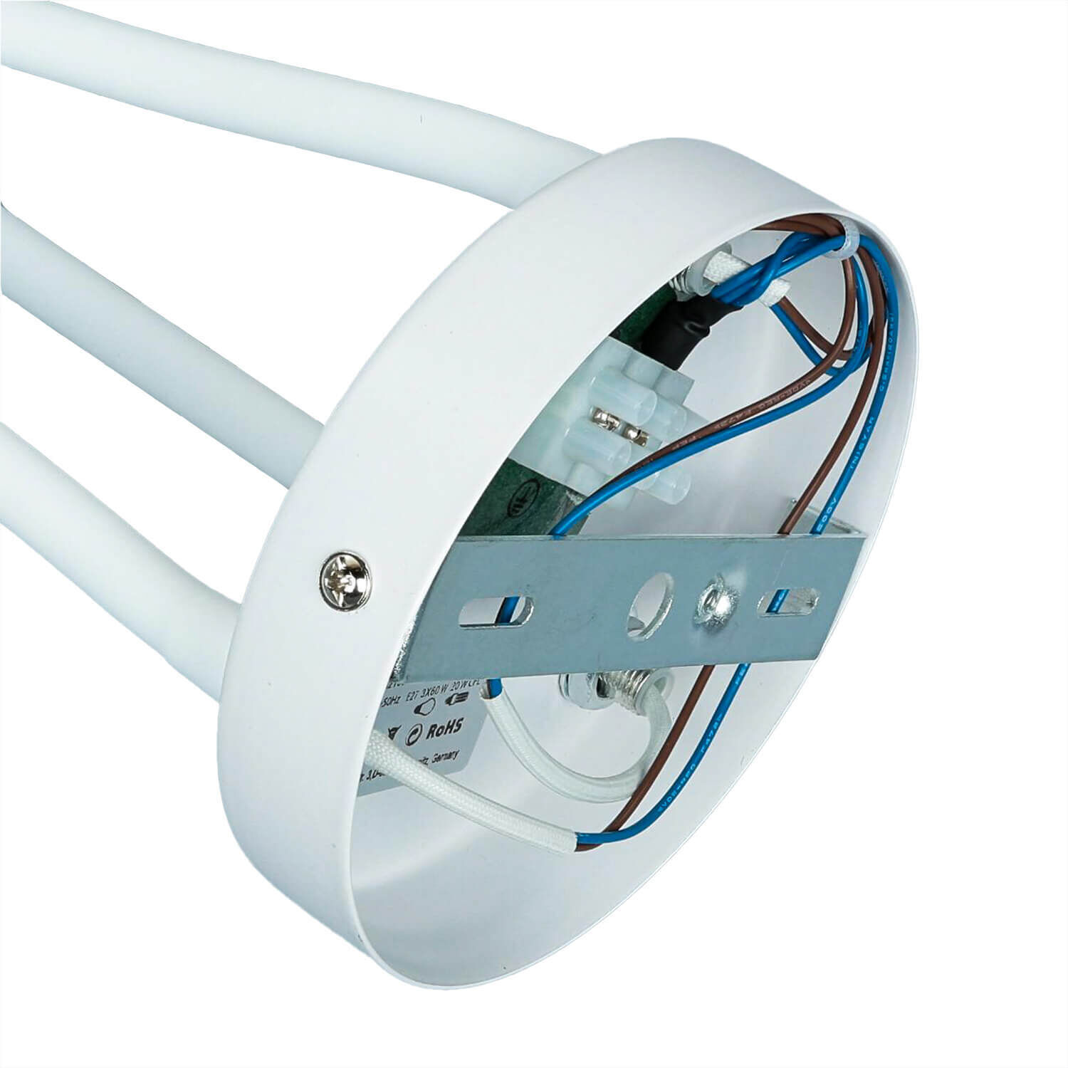 Bunte Deckenlampe 3-flmg Orange Gelb Grün flexibel Beleuchtung, Elektronik, GEFÜHRT