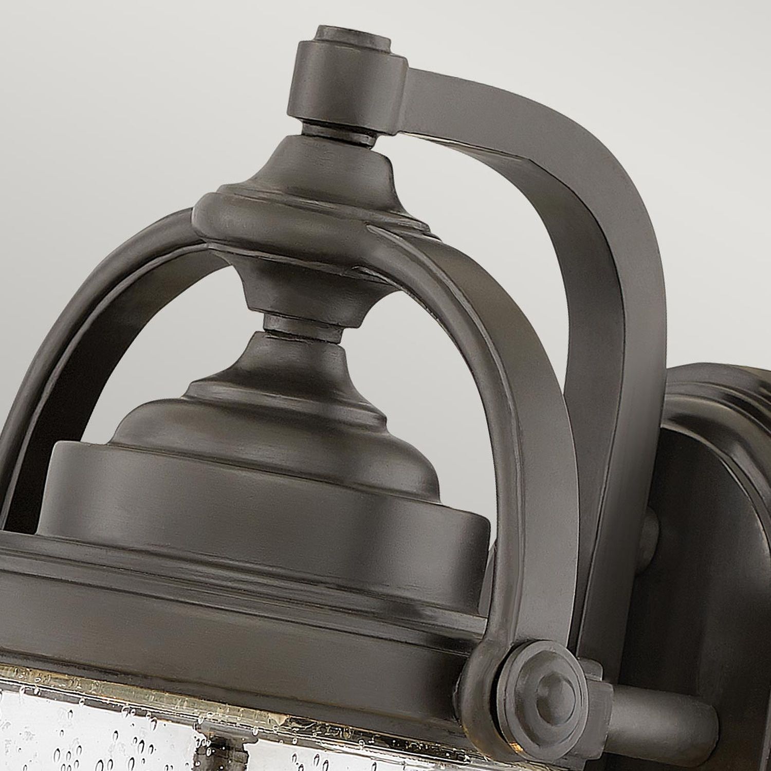 Lampe d'extérieur murale verre E14 IP44 43,2 cm de haut 2x E14 Vintage Bronze