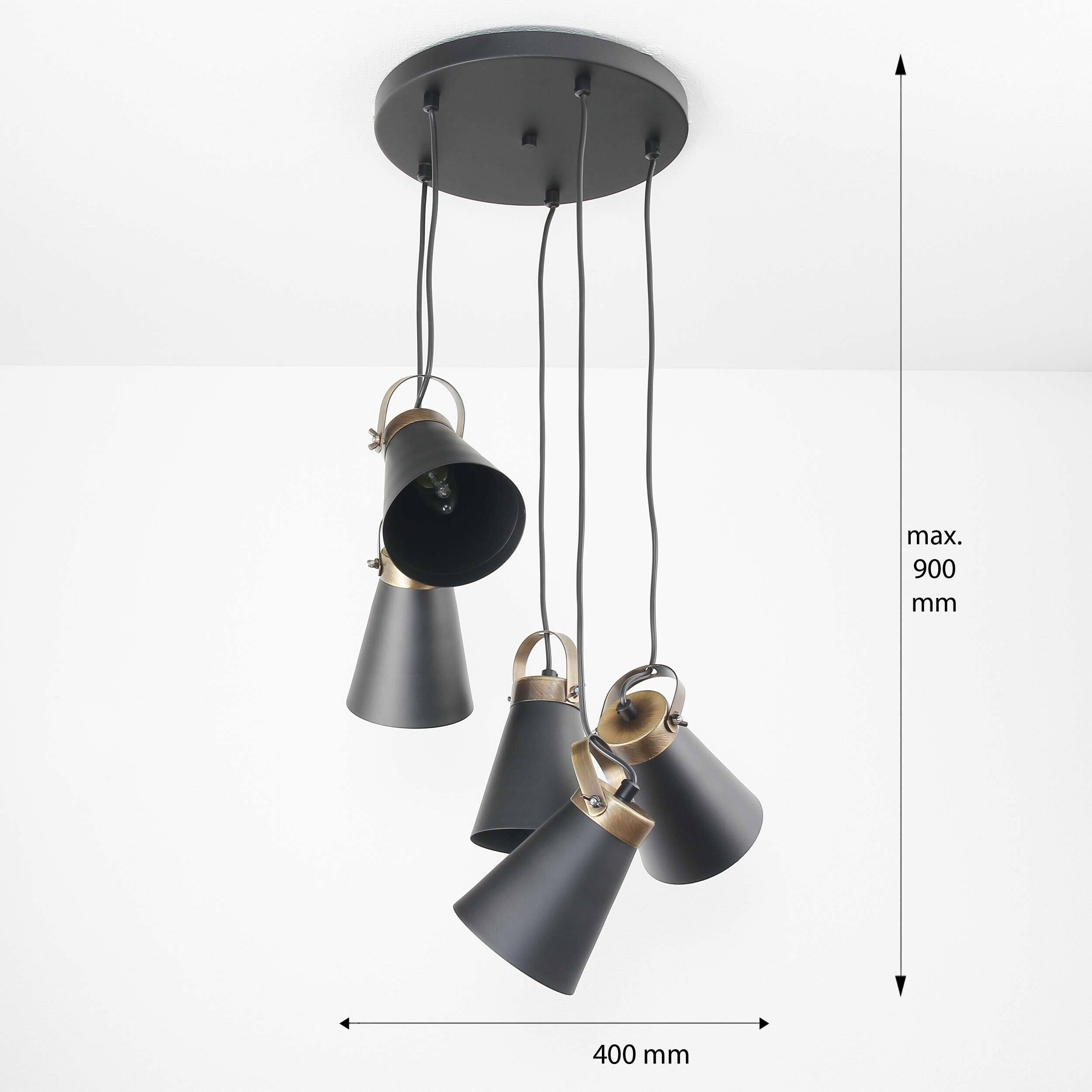 Hängeleuchte ATOS Ø30cm 5-flmg