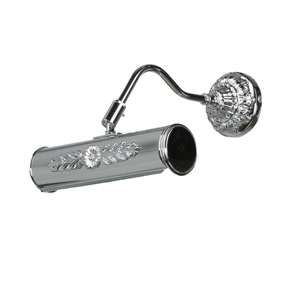 Zierleiste, Rohrlampe, Wandarmatur, Messingchrom, Dekorleiste