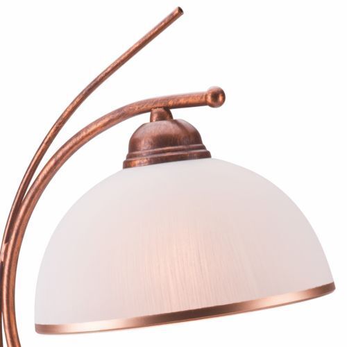 Elégante lampe de table KALONA brun Art Nouveau 49cm