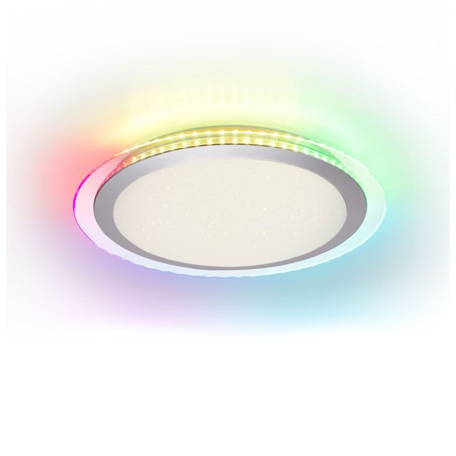 Lampe de plafonnier LED Rainbow RGB Dimmer Ø45 cm Télécommande Deckenleuchte