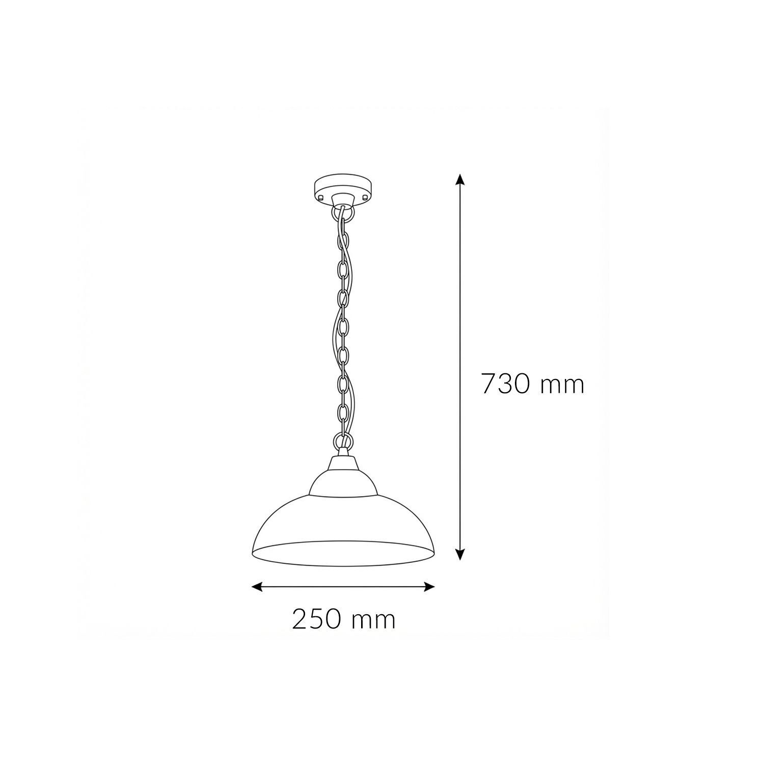 LED Hängelampe außen Schwarz IP54 3000 K 1200 lm pendant, hängendes licht, deckenleuchte, kettensuspension, metallschirm