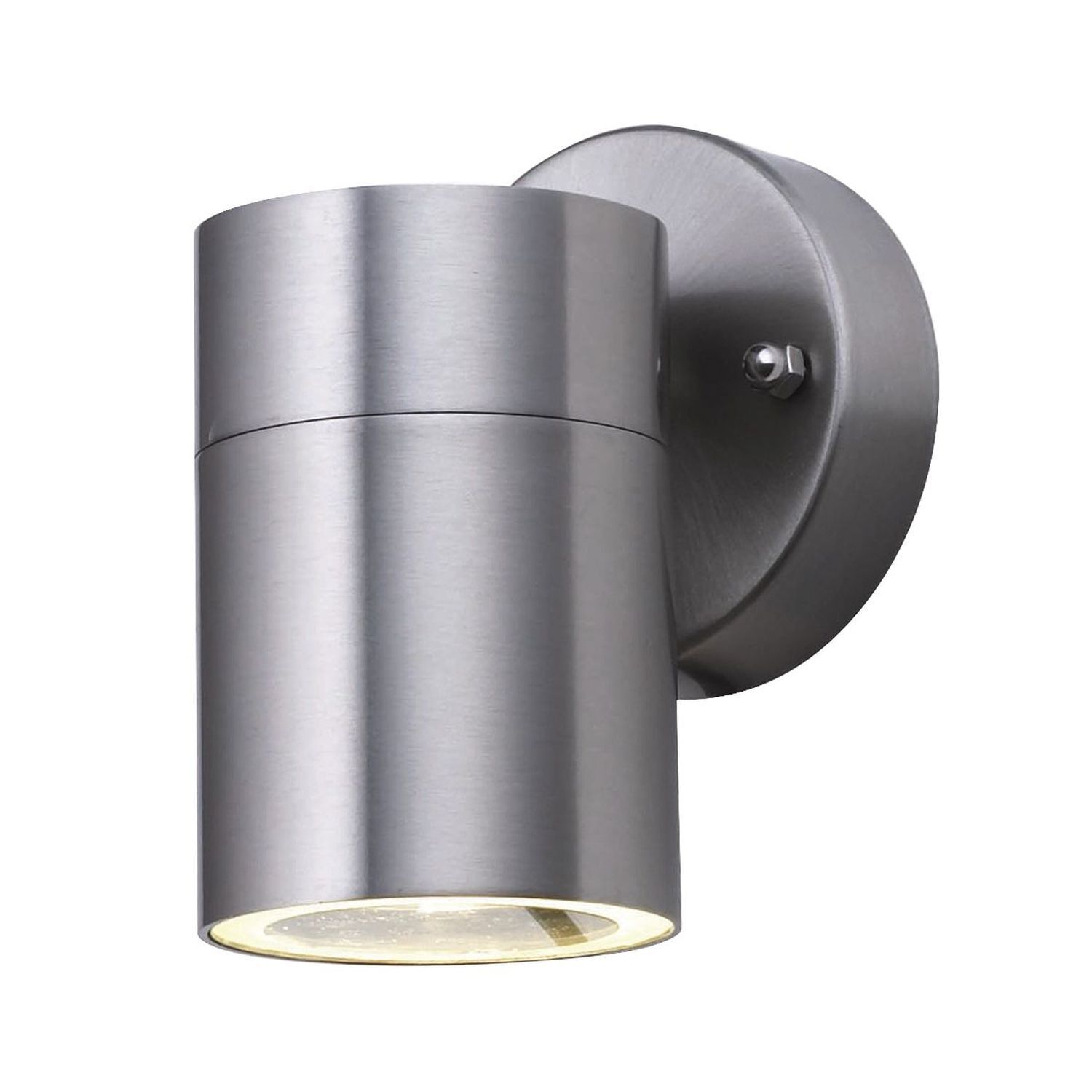 Applique murale extérieure Downlight acier IP44 GU10 H:12 cm