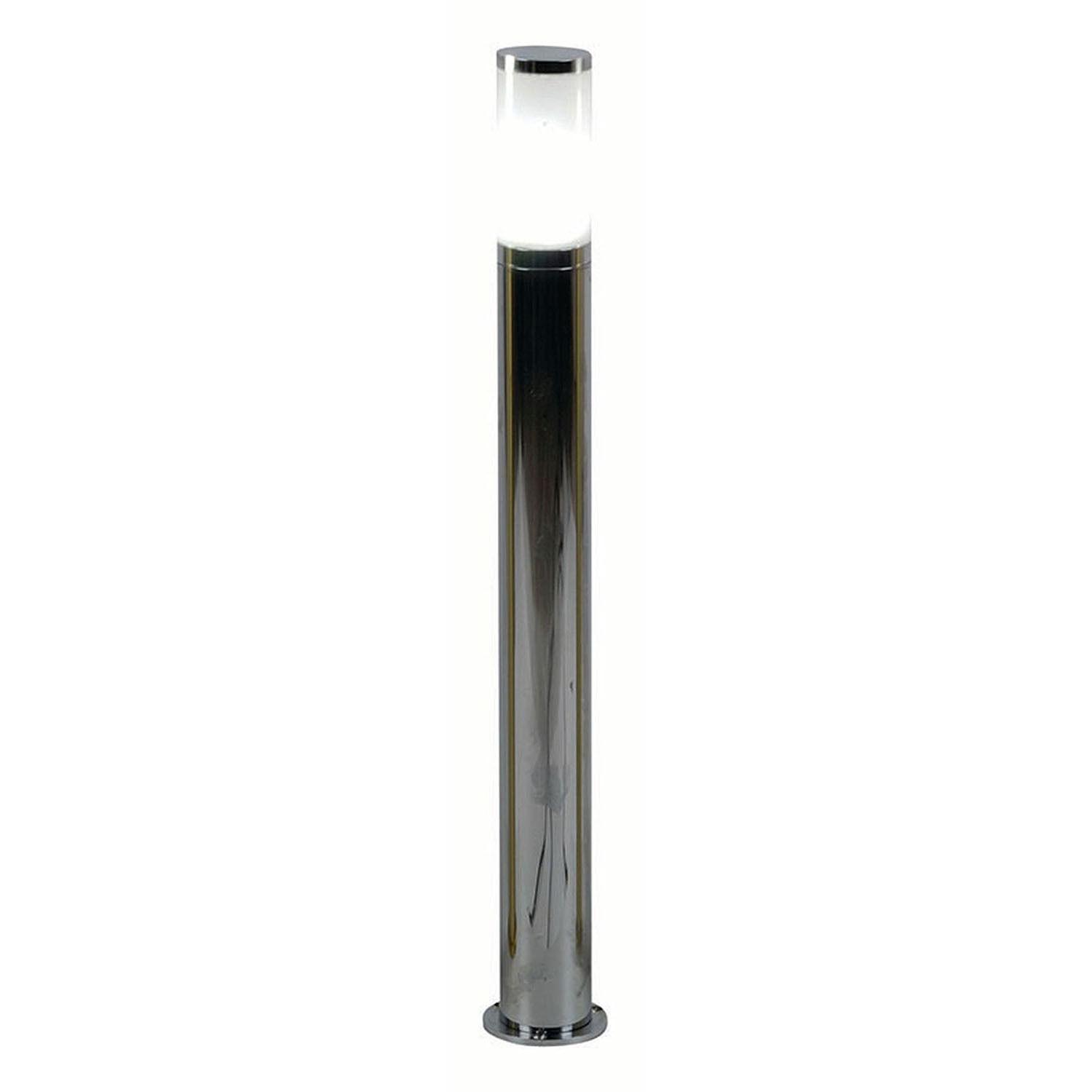 Eclairage de chemin en chrome en laiton E27 65cm de haut