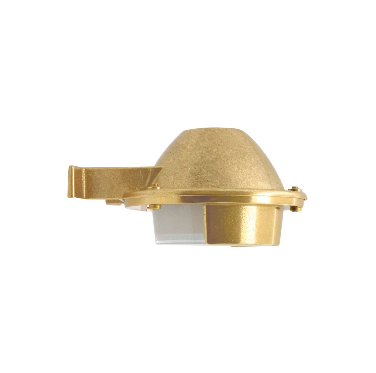 Applique murale extérieure verre laiton véritable G9 IP64 largeur 14 cm Bronze, Wasser