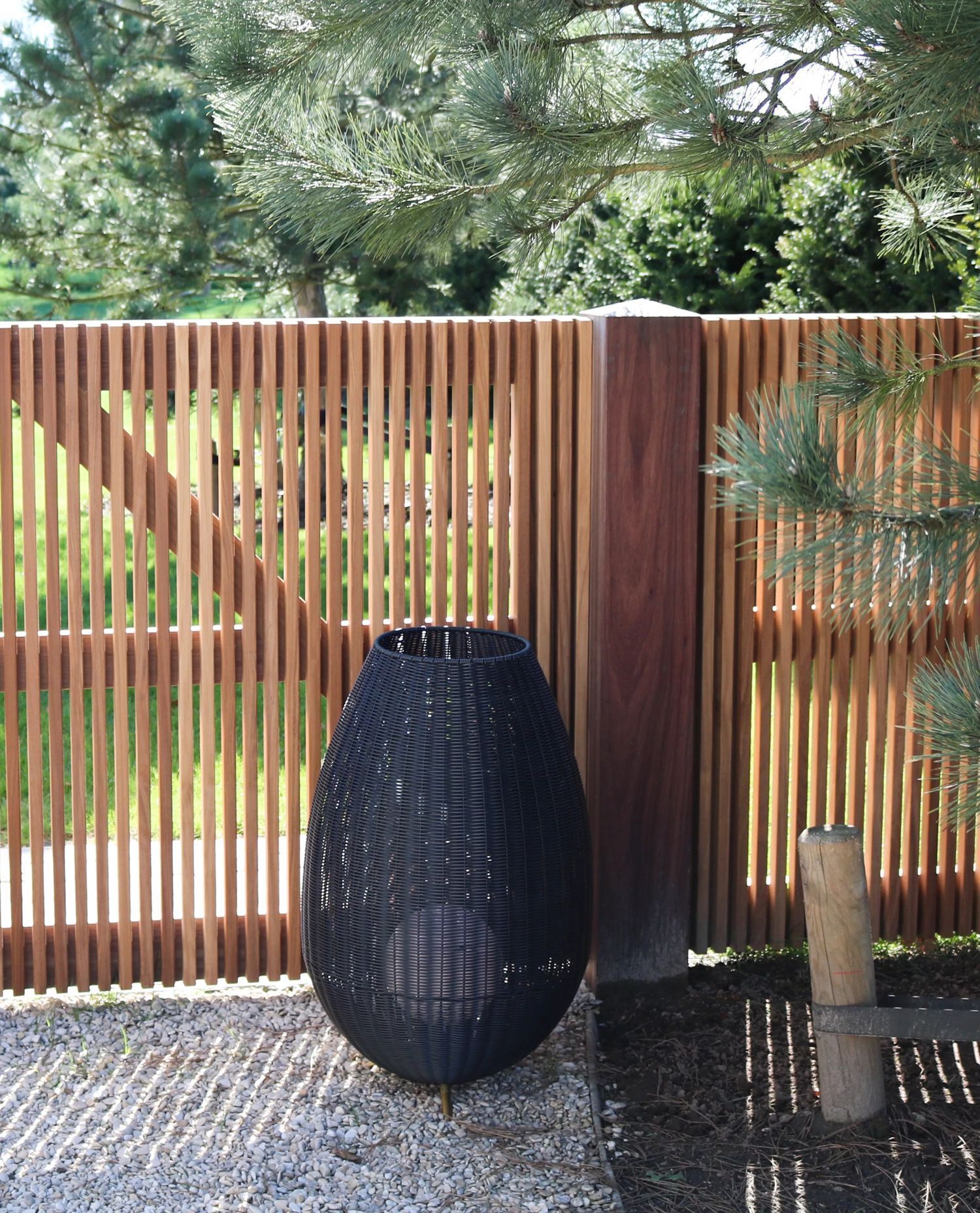 LED Akku Wegeleuchte dimmbar Schwarz IP44 79 cm 3000 K Natur, Draußen, Hof, Innenarchitektur, Hinterhof