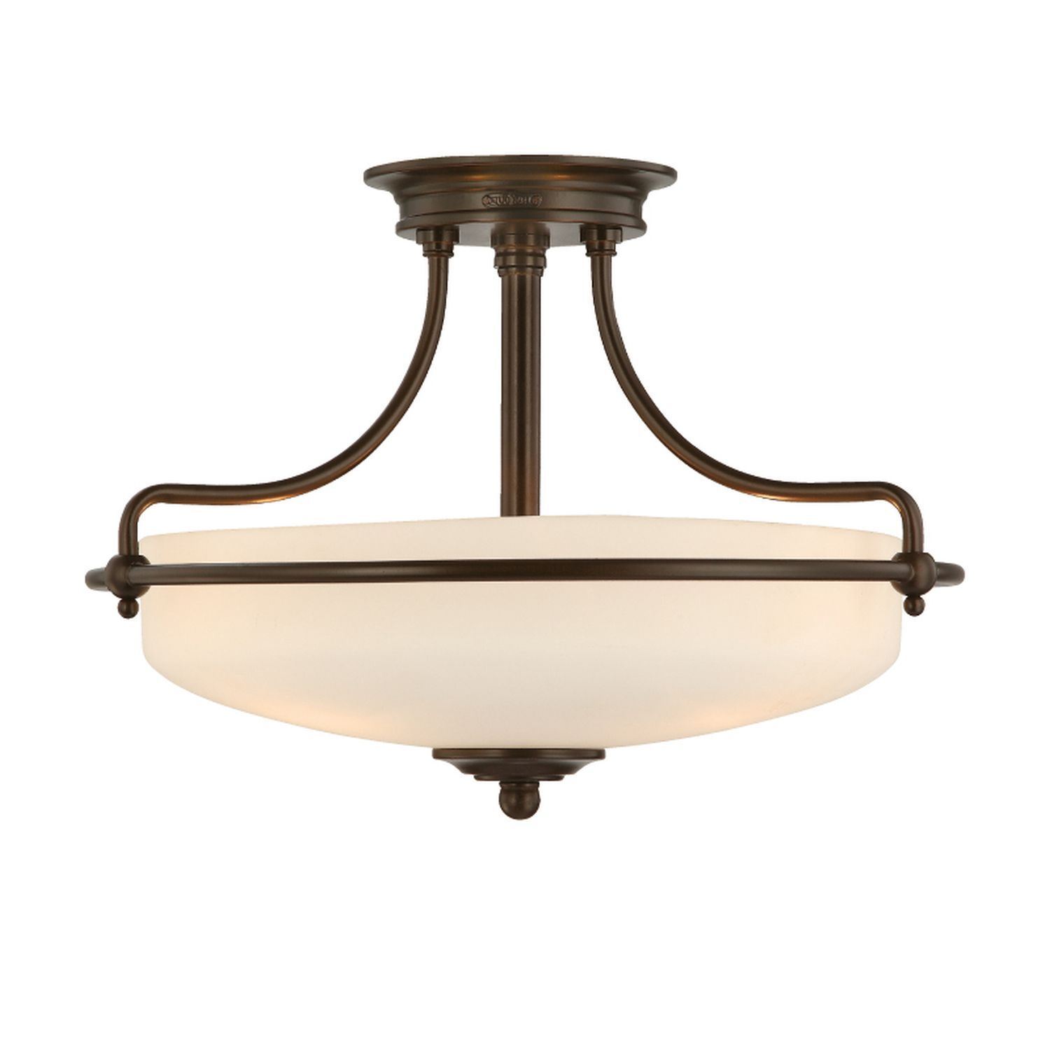 Deckenleuchte ASPERO Bronze Ø43cm Flur Lampe