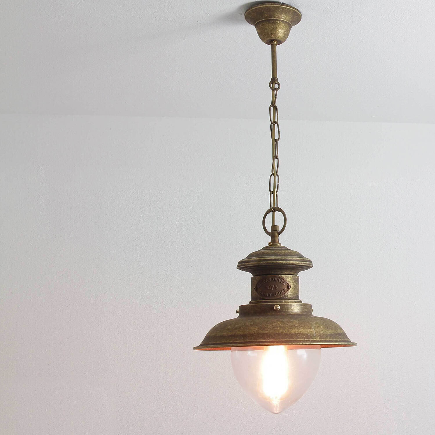 Leuchte, Lampe, Bronze, Deckenleuchte