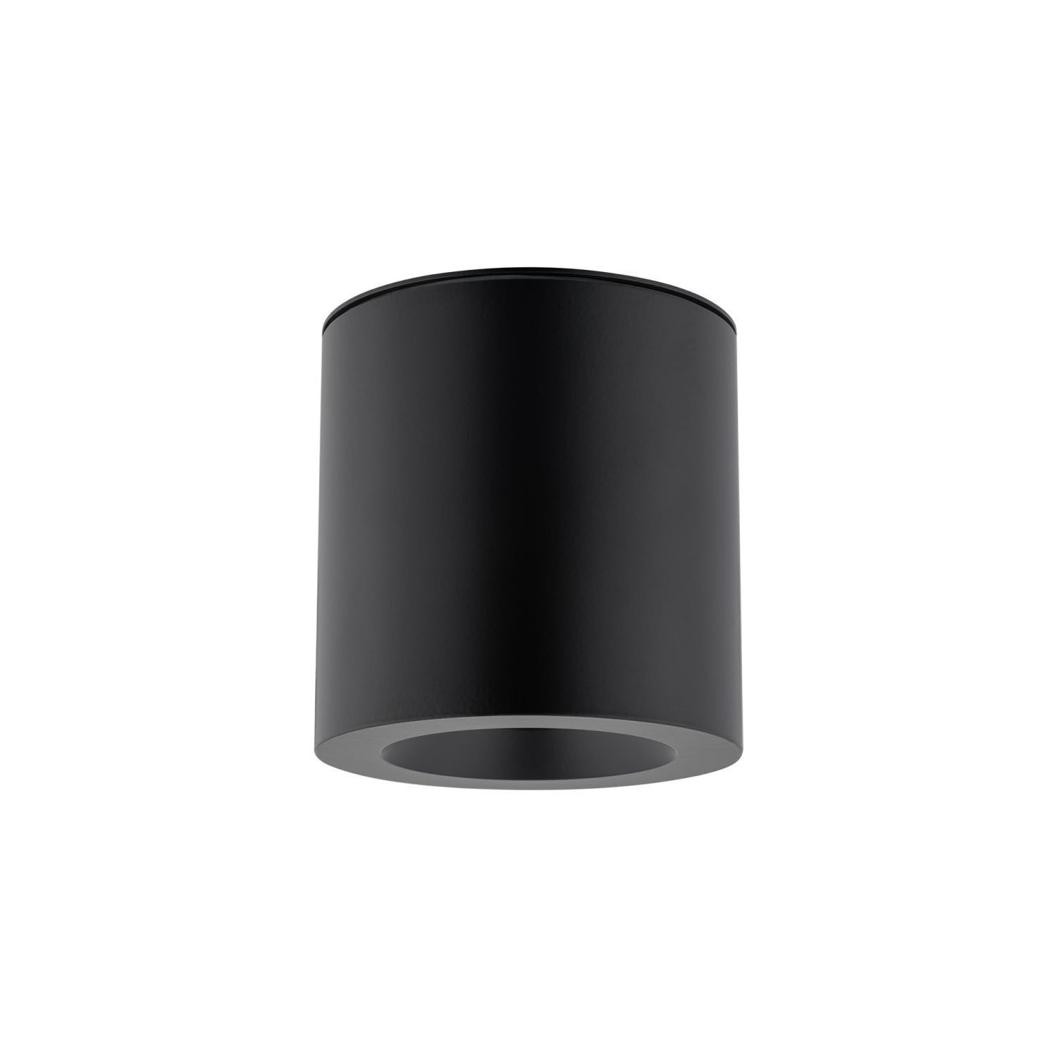 Spot de plafond aluminium accentué IP44 GU10 noir