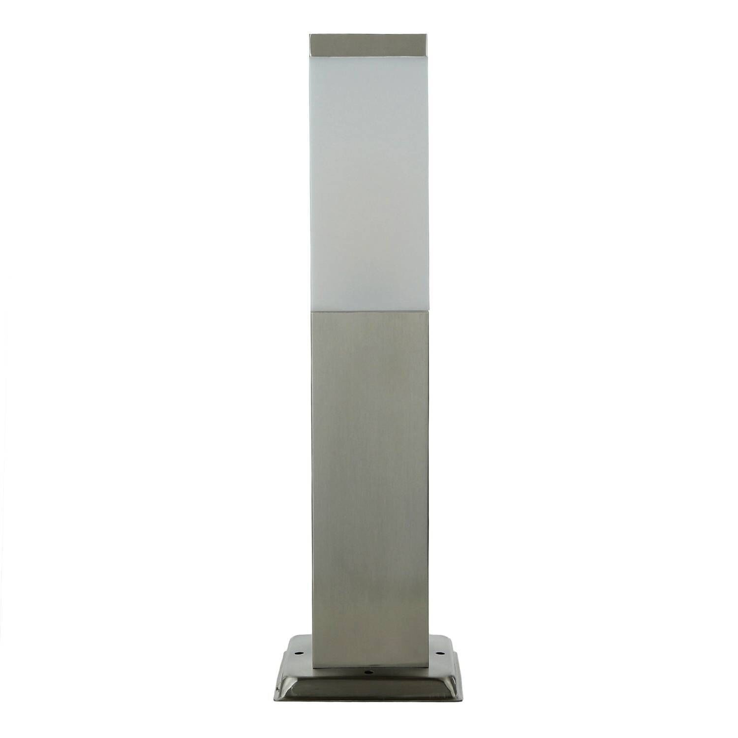 steckbares metall, bodenstütze, stahlkorpus, quaderform, industriell