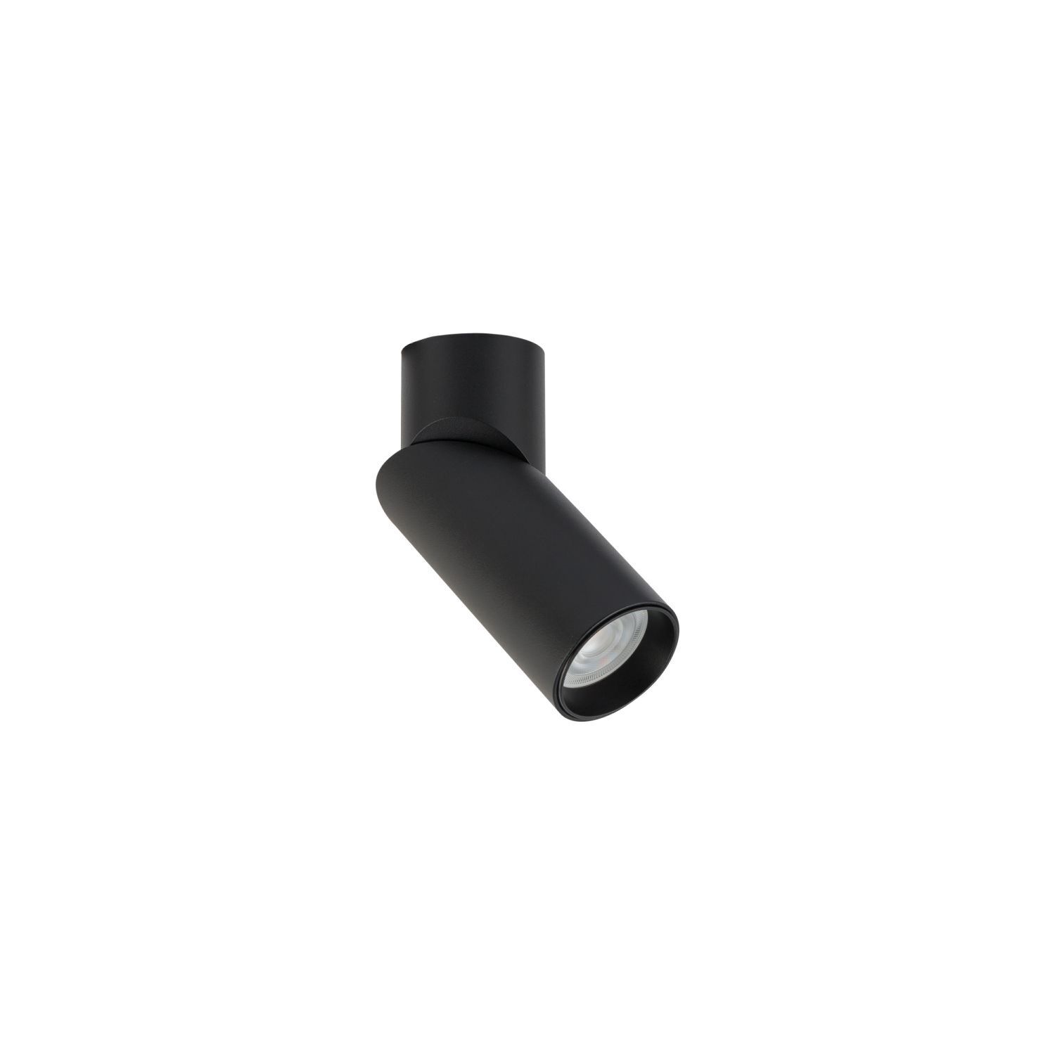 Spot réglable Ø 5,6 cm GU10 noir orientable mur plafond