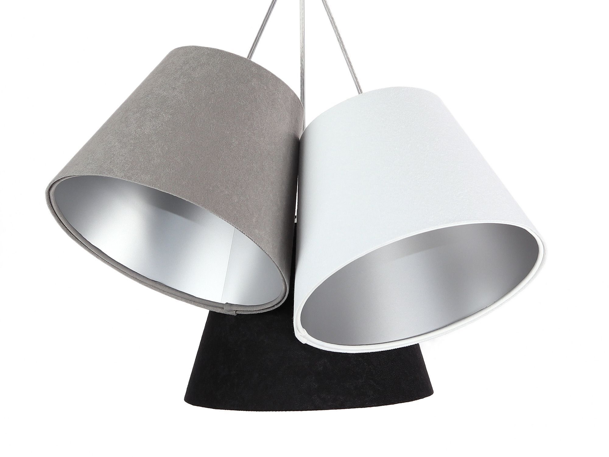 Suspension Rétro Gris Argent Noir 3-flmg