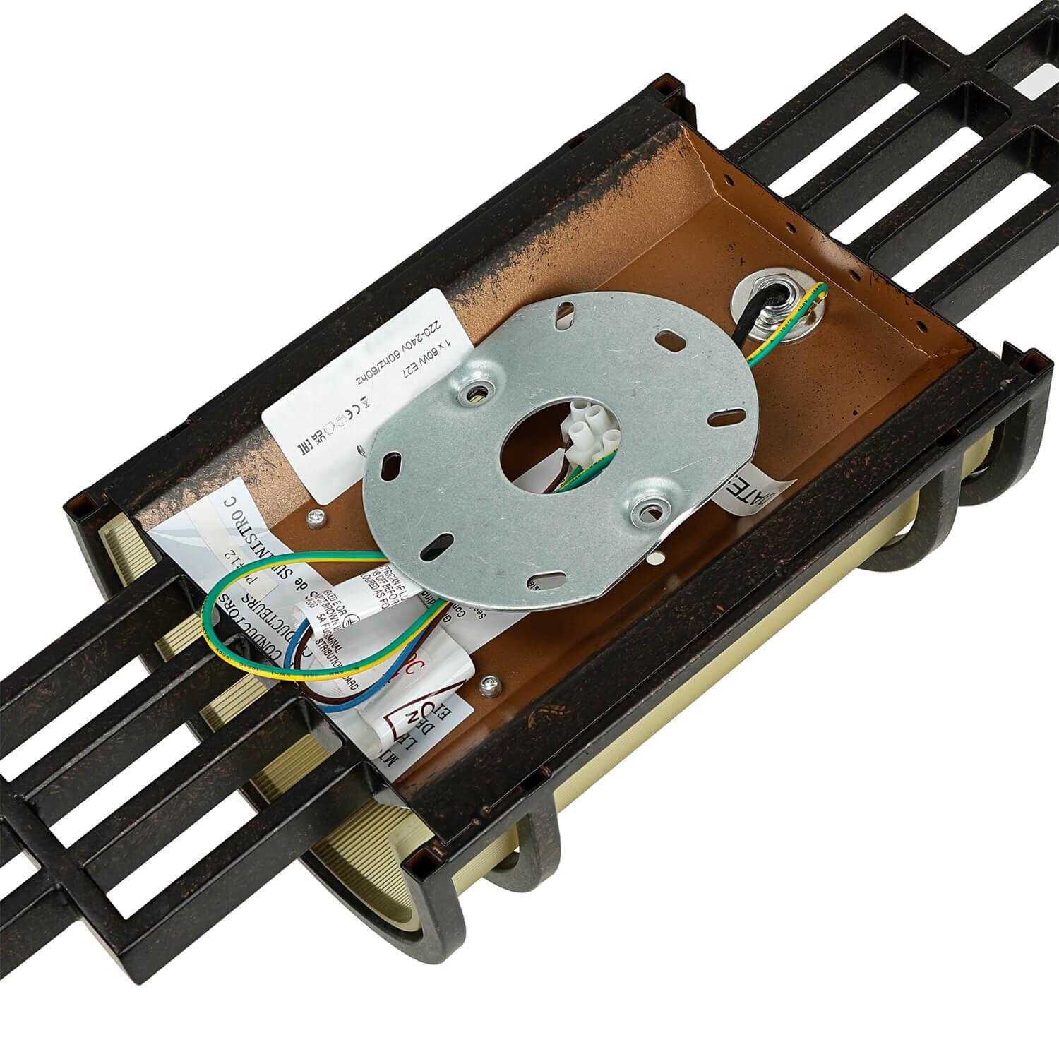 Wandlampe SHOJI Bronze Vintage Leuchte Wohnzimmer Wandlampe SHOJI Bronze Vintage Leuchte Wohnzimmer