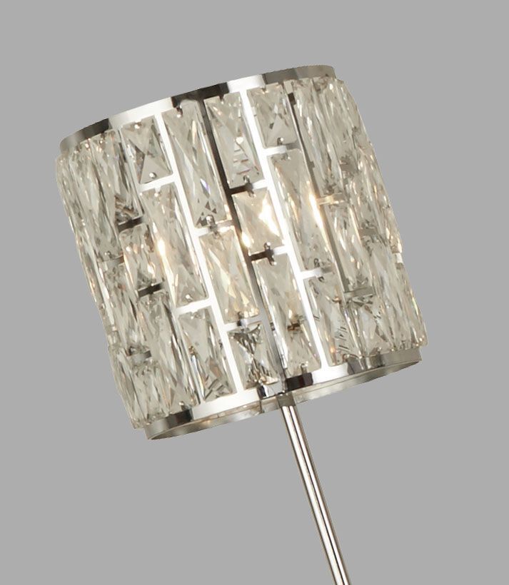 Lampadaire cristal 155 cm E27 Art Déco Salon