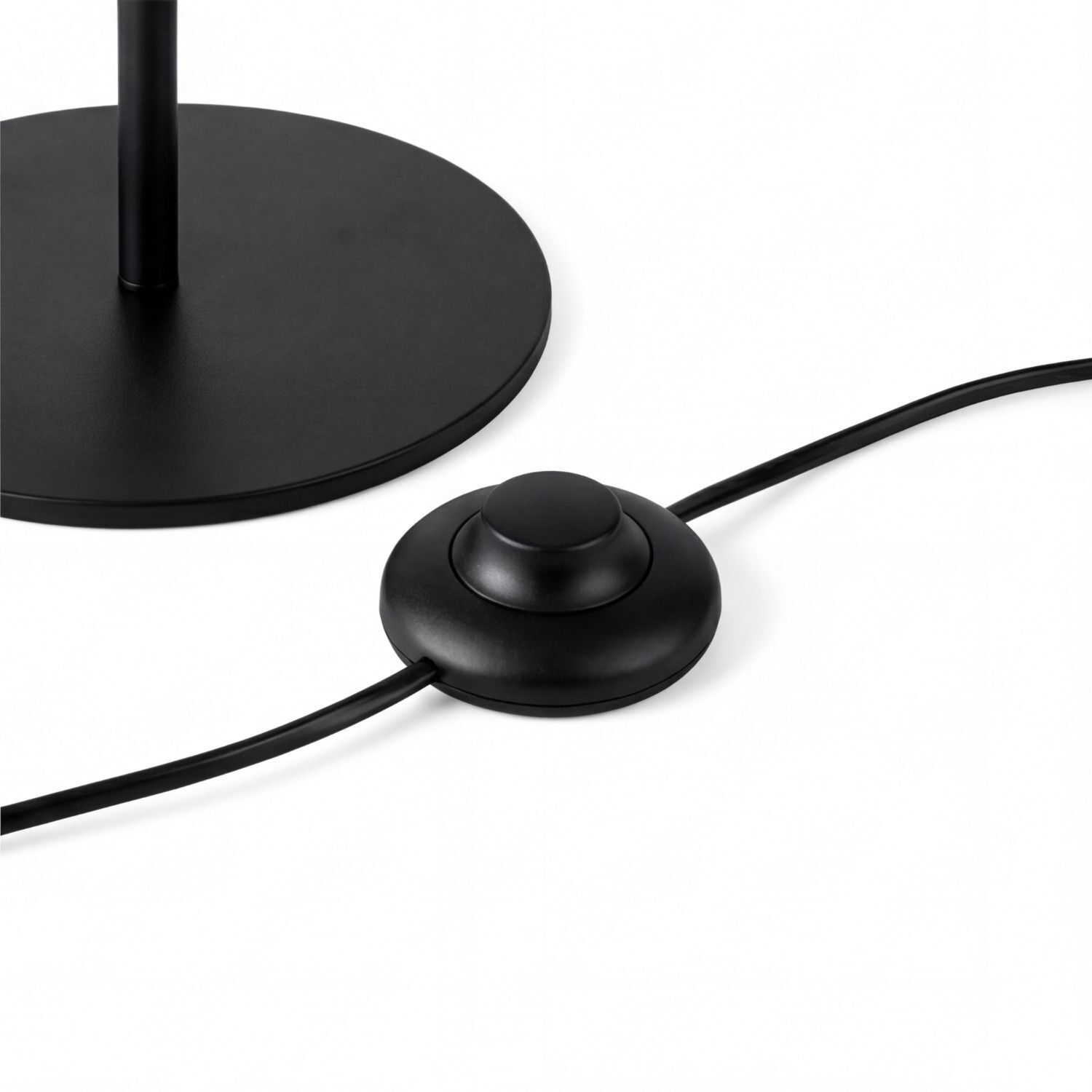 tischlampe, lampenständer, metall, schwarz, kabelgebundene lampe