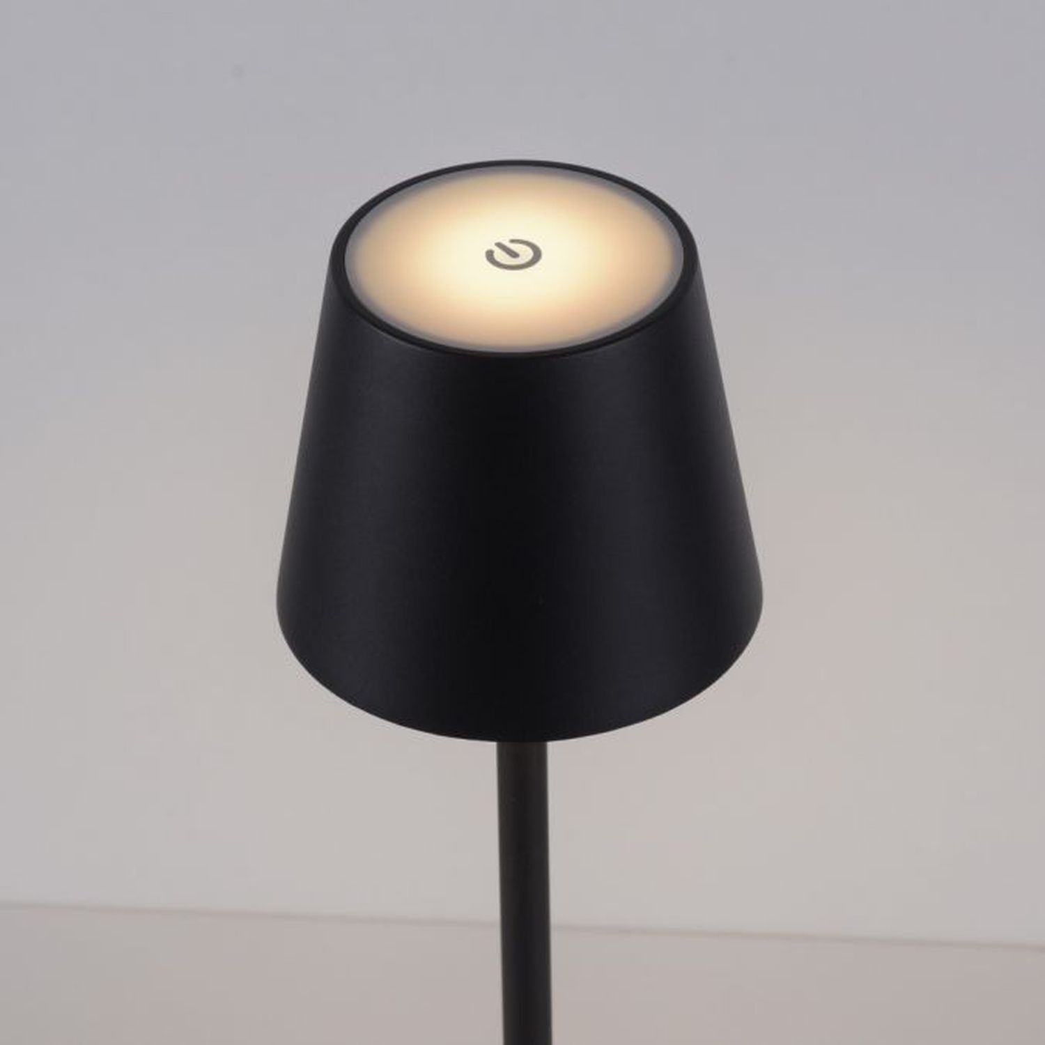 Lampe de table LED rechargeable Métal IP54 Touch Variation 320 lm