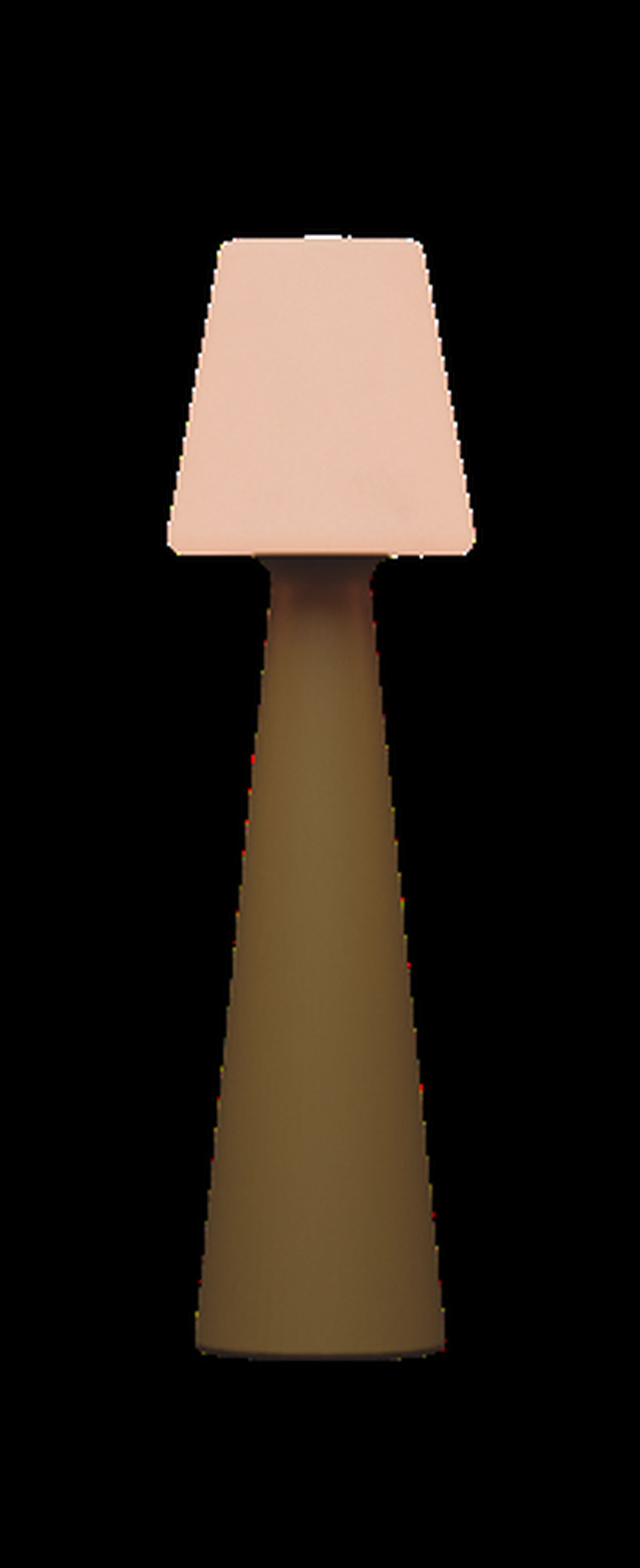 LED Akku Stehleuchte dimmbar IP65 3000-6500 K Olivgrün lampenschirm, tischlampe, pfirsich, pinkes schirmchen, brauner fuß