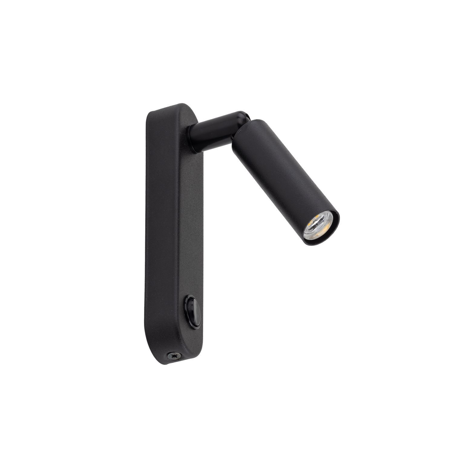 Wandleuchte mit Schalter Metall G9 H: 22cm schwenkbar Schwarz Adapter, Elektronik, Lampe