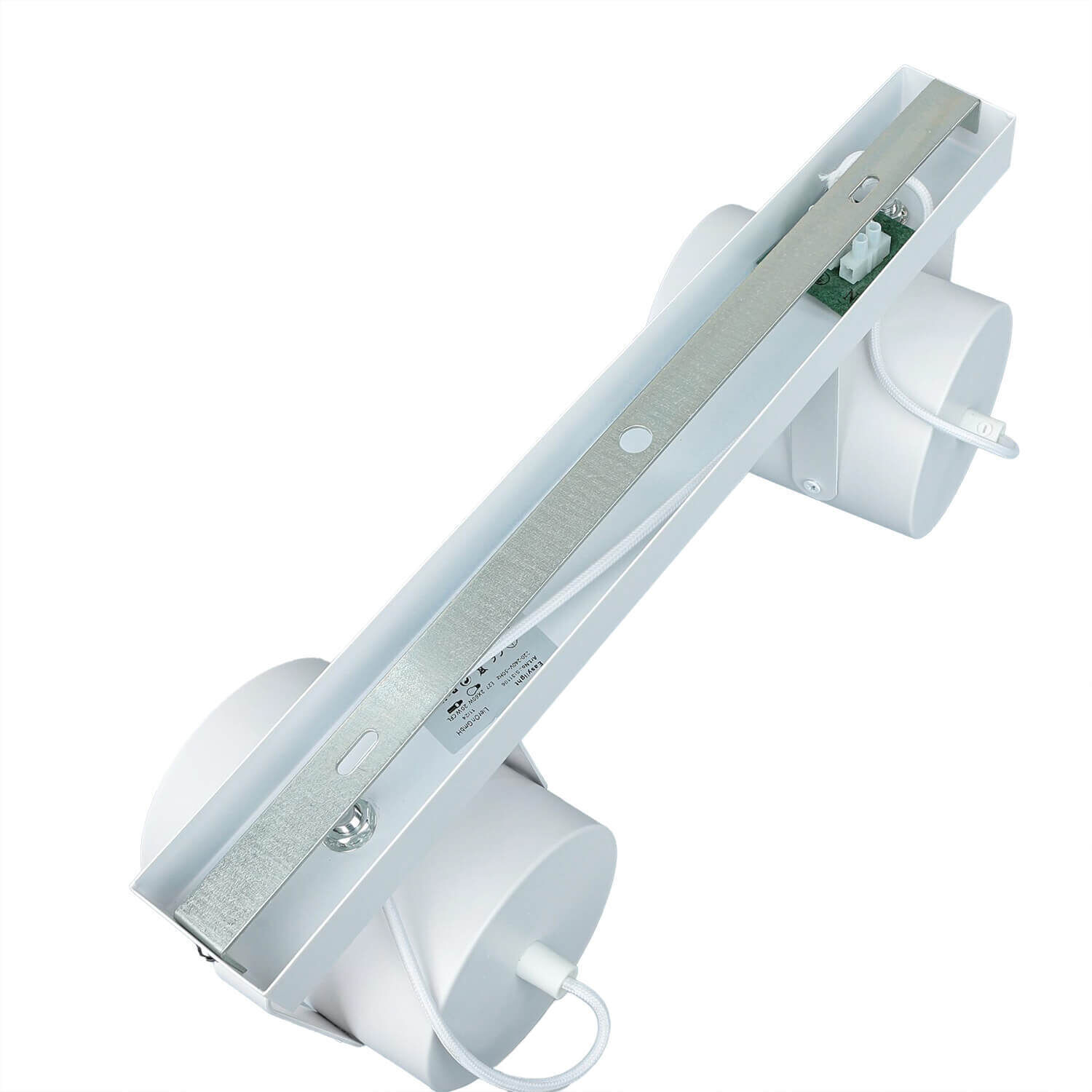 Spot de plafond blanc 2 flmg E27