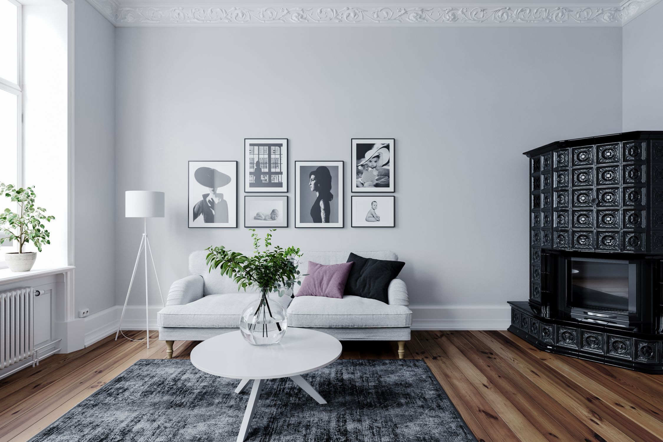 Stehleuchte Metall Stoff 145 cm hoch Tripod Weiß E27 Dekoration für Zuhause, Wohnzimmer, Innenarchitektur, Kaffeetisch, Tabelle