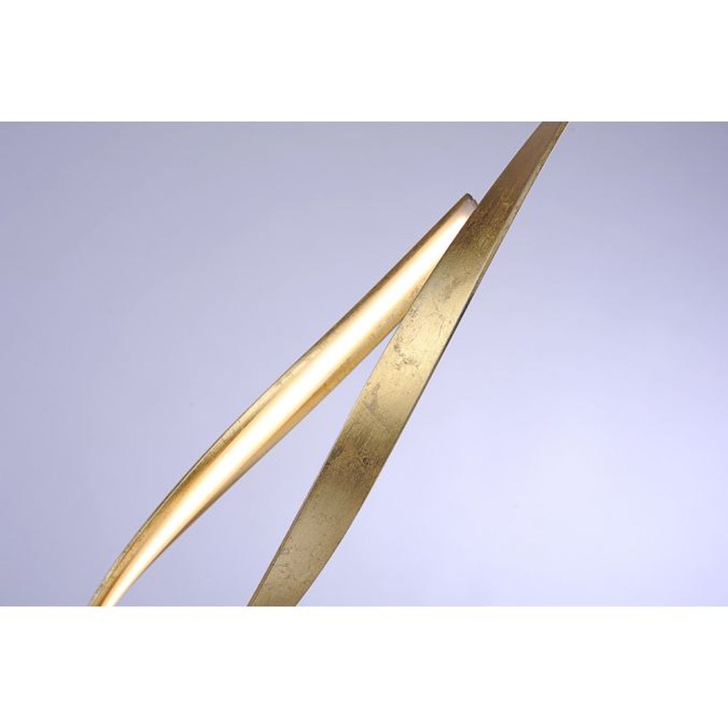 Dimmbare LED Stehlampe in Blattgold 140 cm 3000 K 26 W Dimmbare LED Stehlampe in Blattgold 140 cm 3000 K 26 W