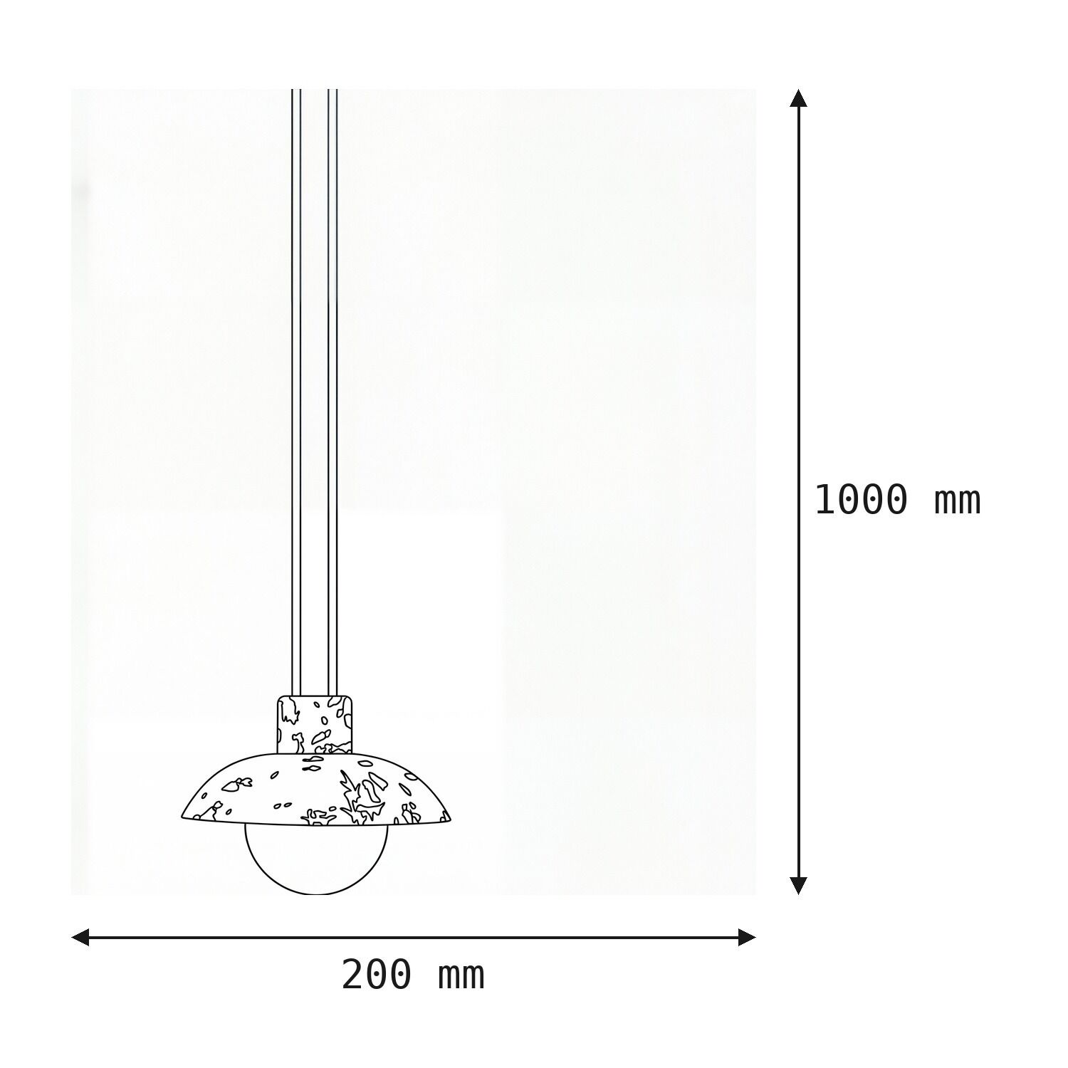 LE141828_07_skizze Hängelampe, Pendellampe, Industriel, weiße Lampe, ballförmige Glühbirne
