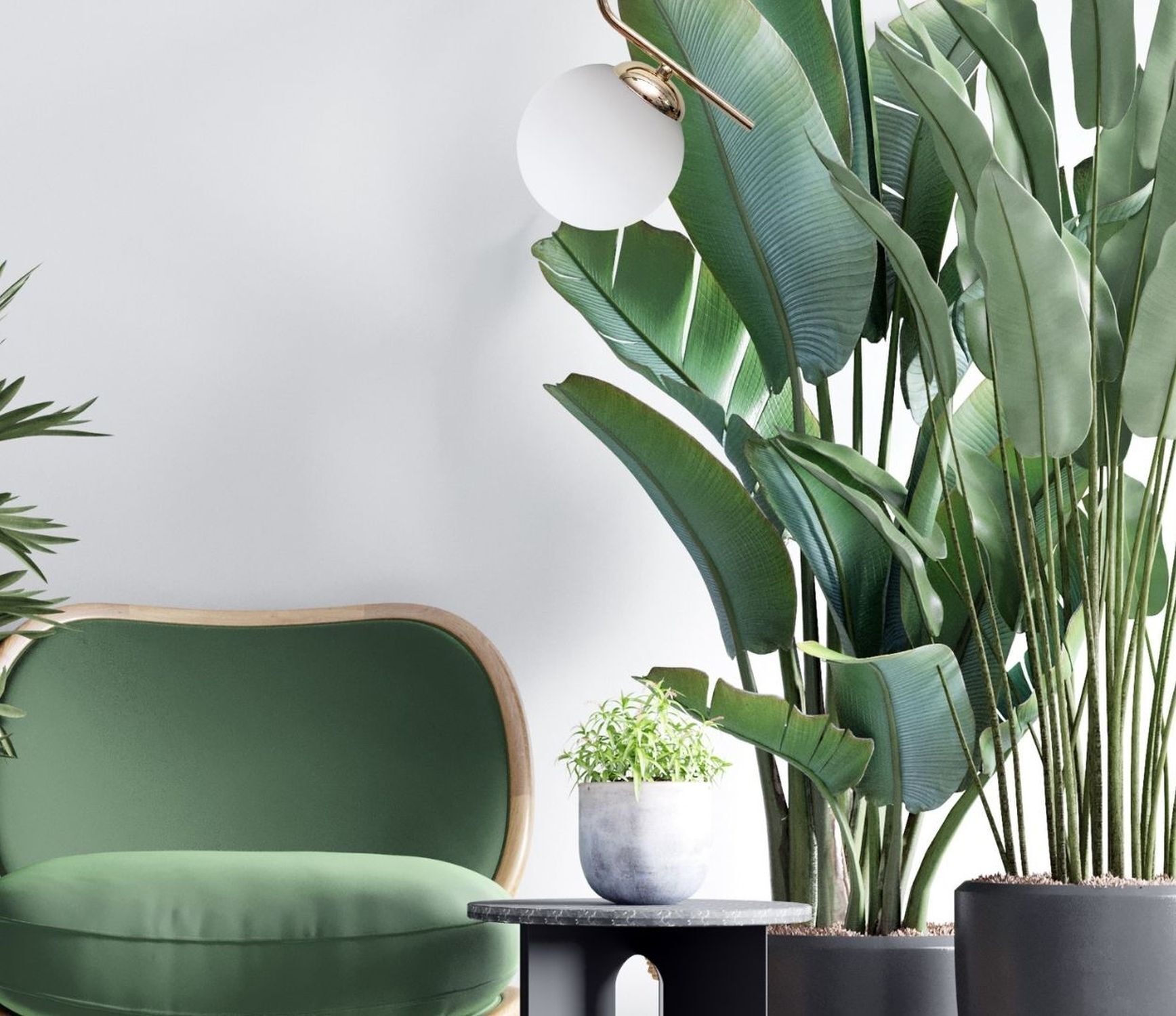 Goldene Pendelleuchte Glas blendarm L:15 cm E27 Metall 室内植物, 大型植物, 绿叶植物, 植物摆设, 室内花盆