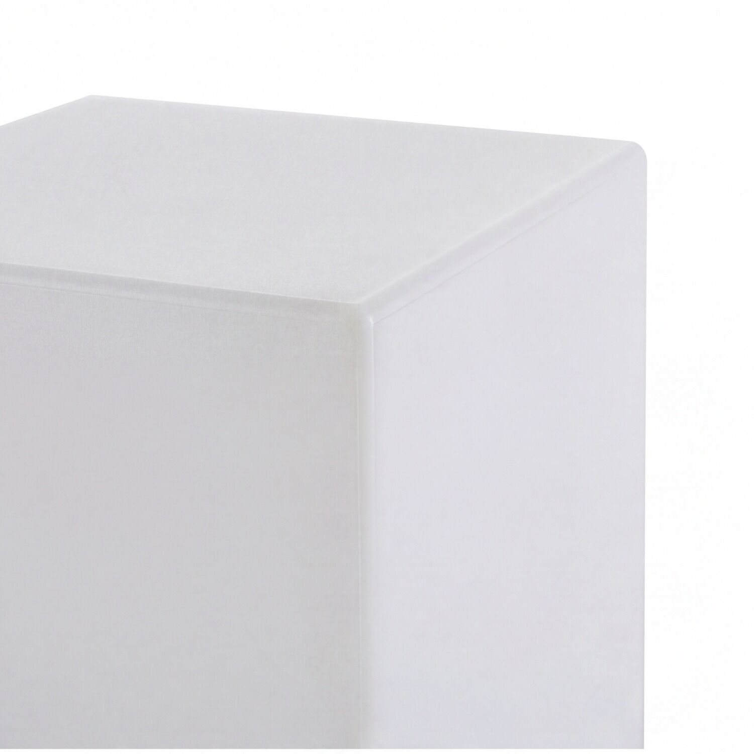 Schreibtisch, Box, Weiß, Eckige Form, Klotz-Design