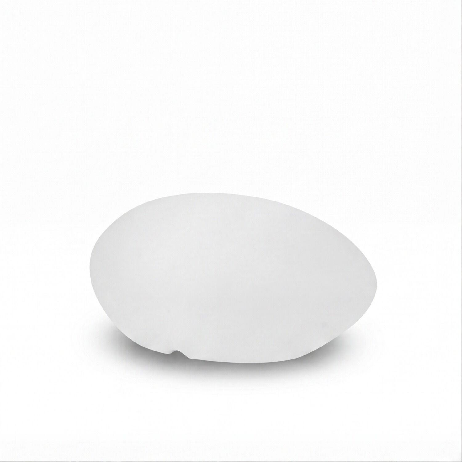 le126723-stehlampe-terrasse-garten-aussen-kunststoff-modern-weiss-02 weißer Stein, glatte Oberfläche, ovale Form, minimalistisch, Produktzubehör
