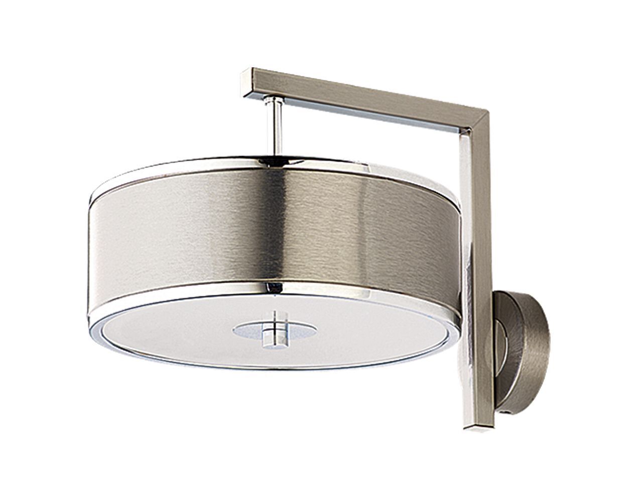 Lampe murale exceptionnelle Ø30cm en argent LORSAN