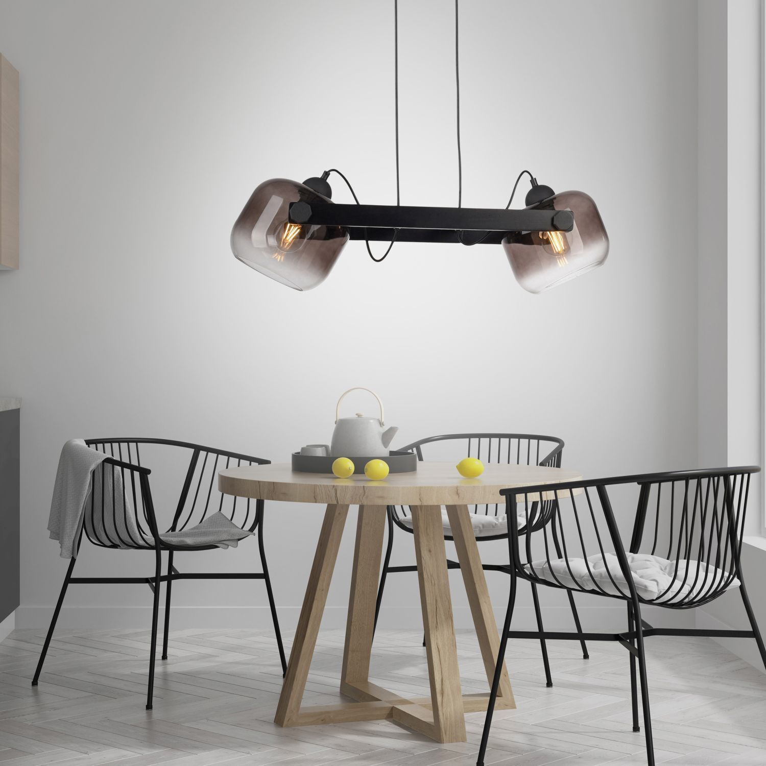 Esstisch, Mobiliar, Tabelle, Lampe, Esszimmer