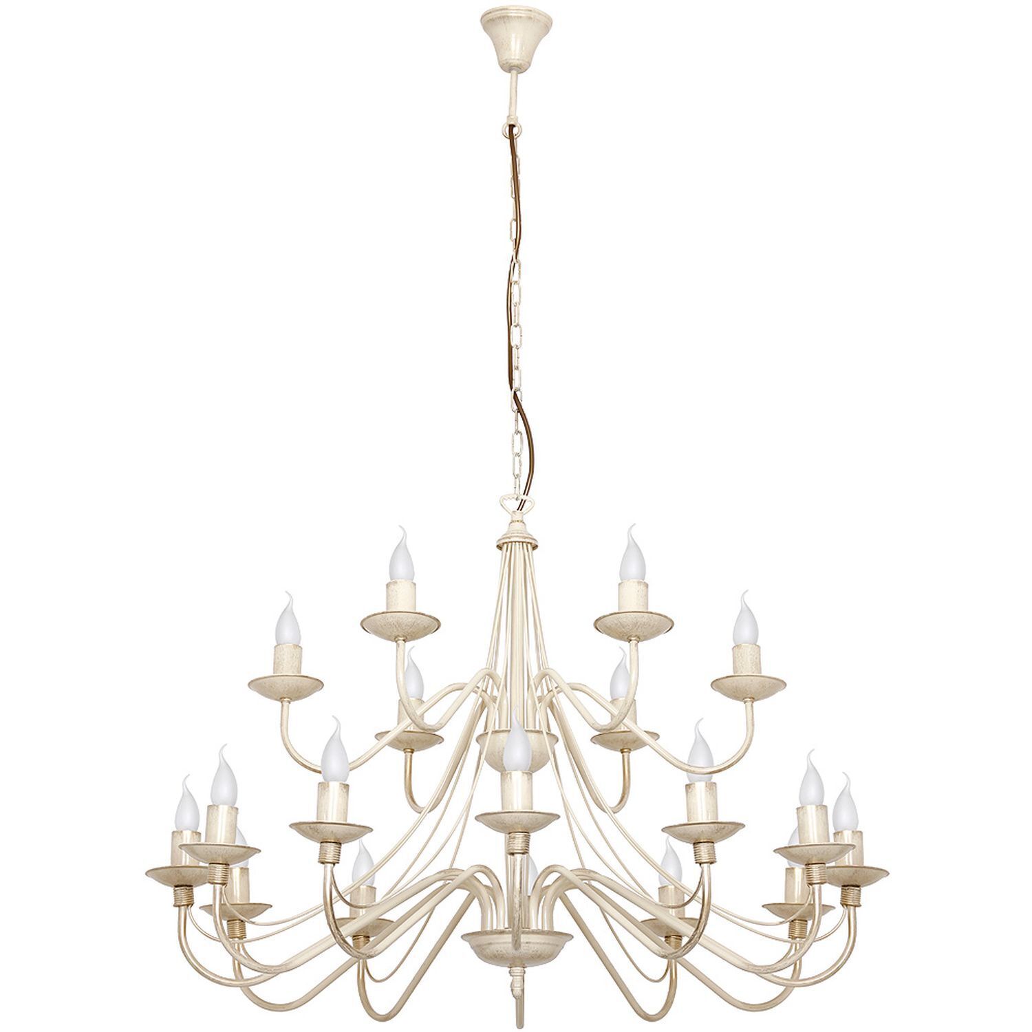 Opulenter Kronleuchter Lüster Metall Esszimmer Leuchter, Lampe