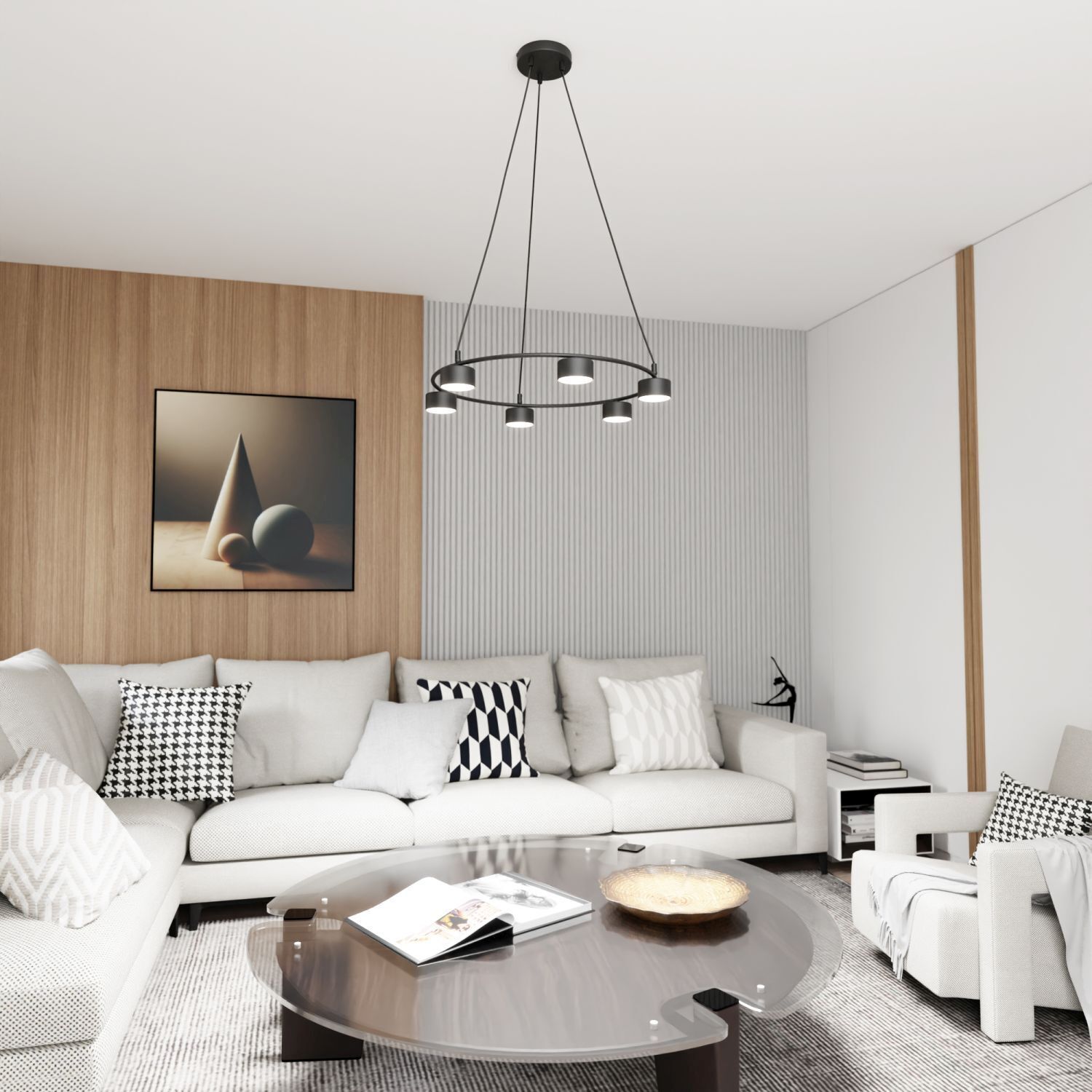 sofa, wohnzimmer, kissen, couchtisch, deckenleuchte