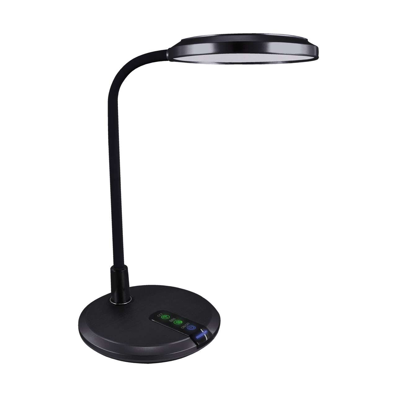 Lampe de bureau LED changeant de couleur Touch Dimmer 40 cm noir