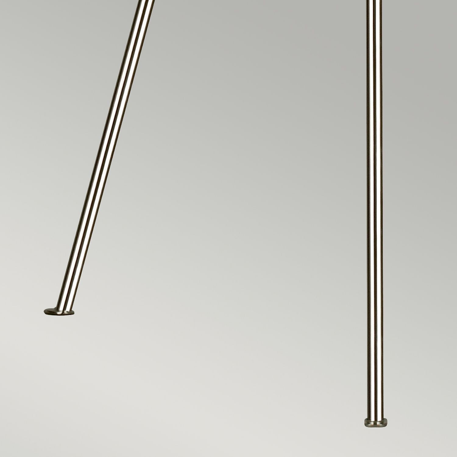 Lampadaire Trépied 140 cm petit métal tissu Moderne Stativ