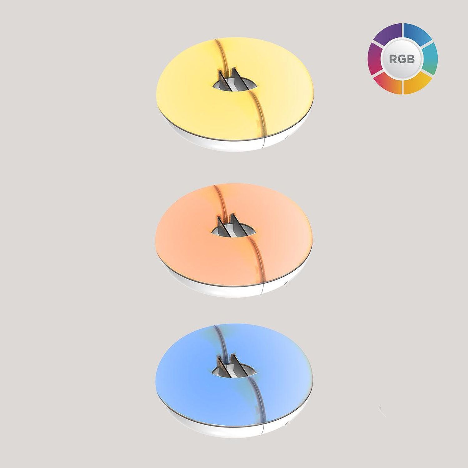 LED Sonnenschirmleuchte Ø 20 cm Farbwechsel RGBWW Akku LED Sonnenschirmleuchte Ø 20 cm Farbwechsel RGBWW Akku