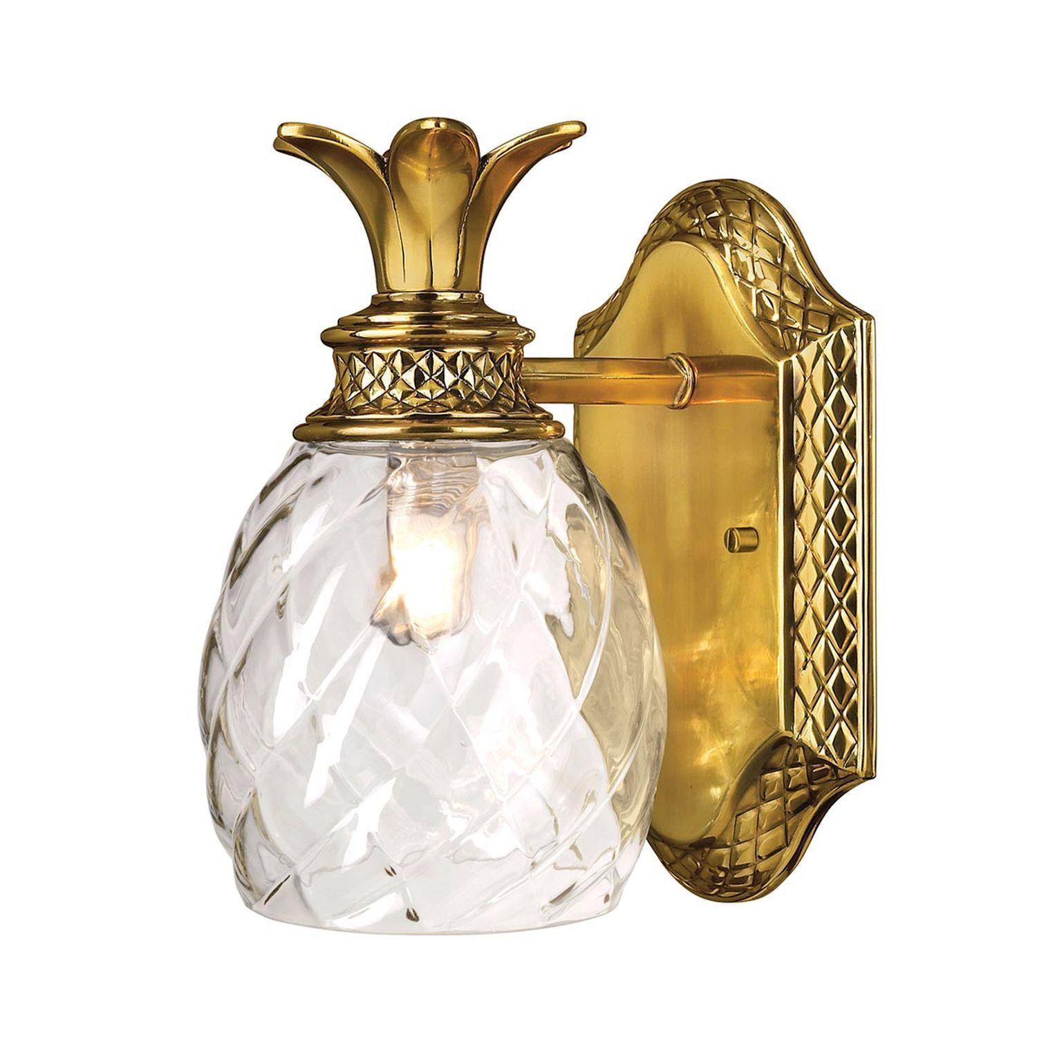 Wandlampen, Wandelegant, Kristallglas, Goldfinish, Wandleuchte