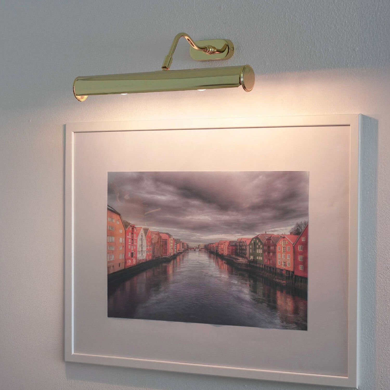 Bilderleuchte Echt-Messing Vergoldet 24K 40cm Bilderleuchte Echt-Messing Vergoldet 24K 40cm