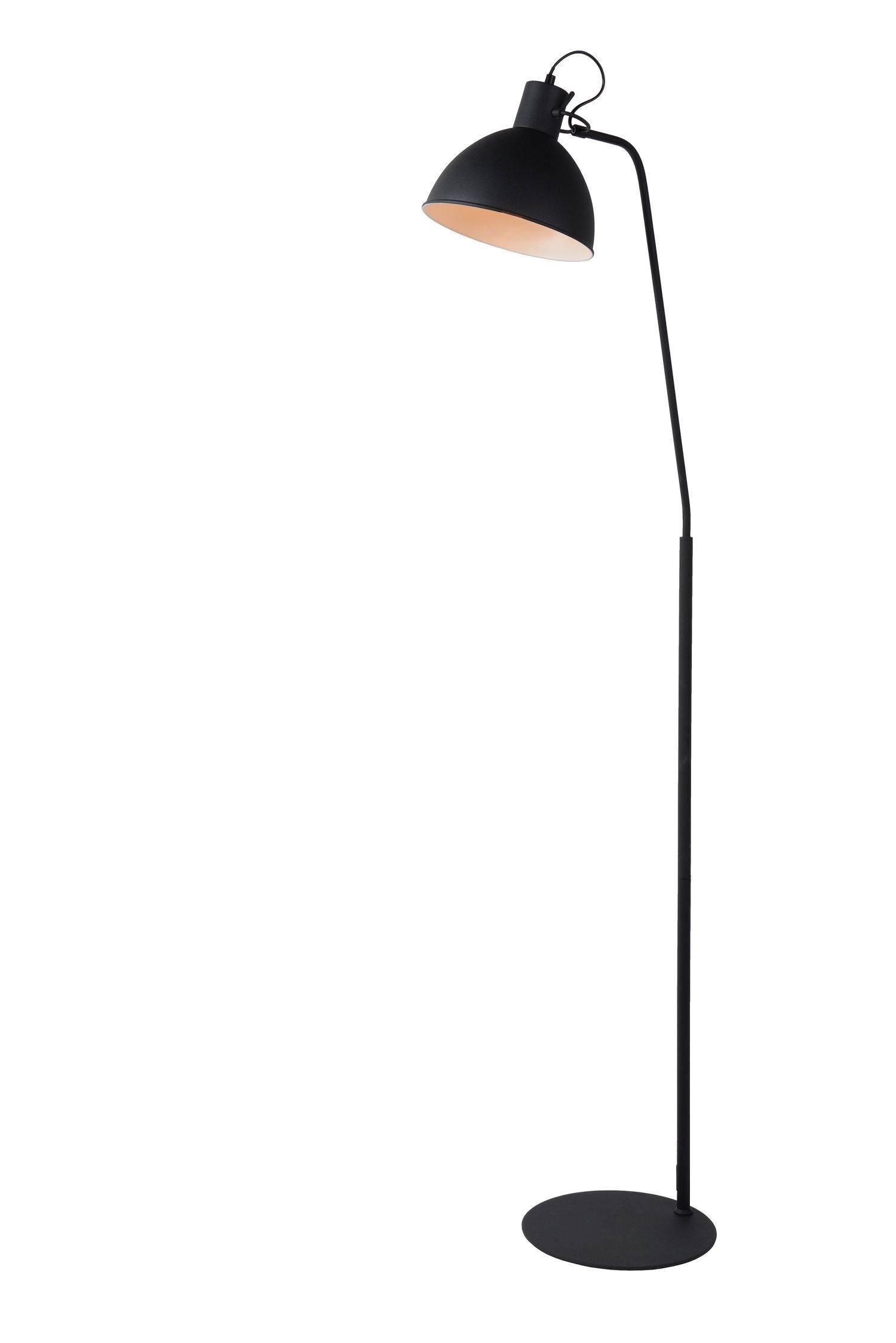 Stehlampe Schwarz E27 H:160 cm Vintage modern edel