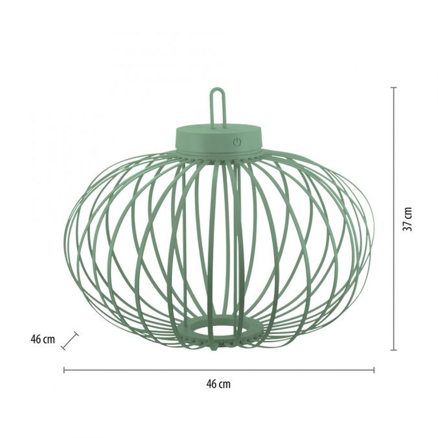 Lampe de table LED rechargeable IP44 Vert dimmable Touch 2 W 37 cm Leuchte, Lampe, Kronleuchter