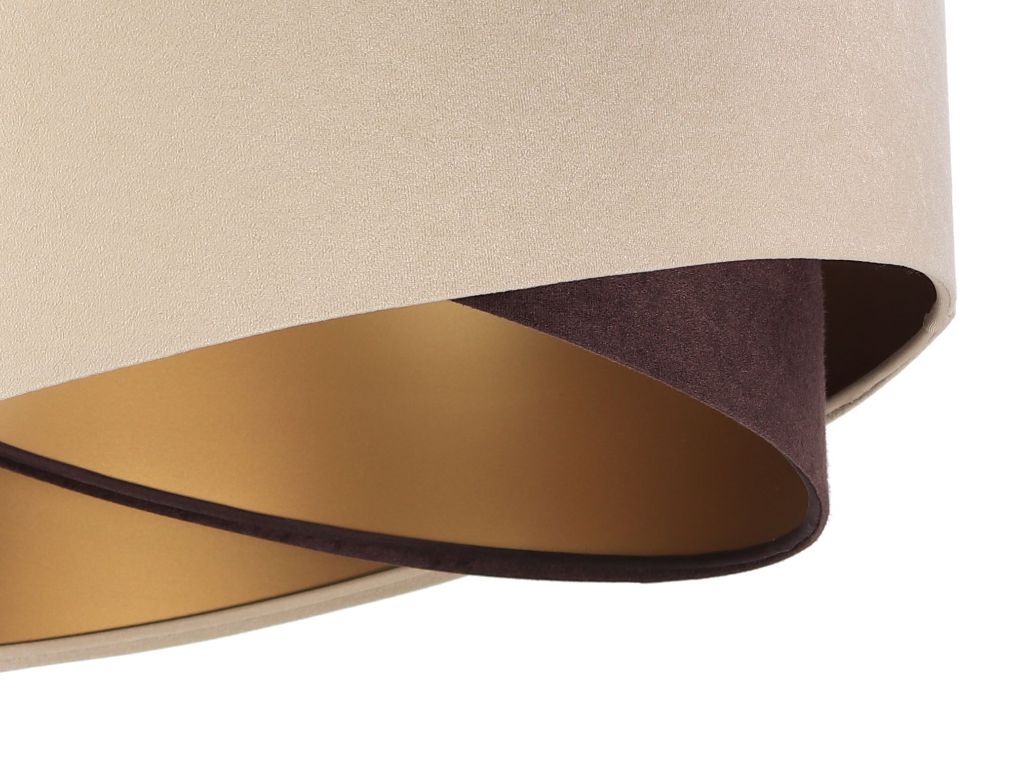 Lampe à suspendre Beige Or Marron Lampe de table à manger Lampe, Lampenschirm, Kleidung, Hut