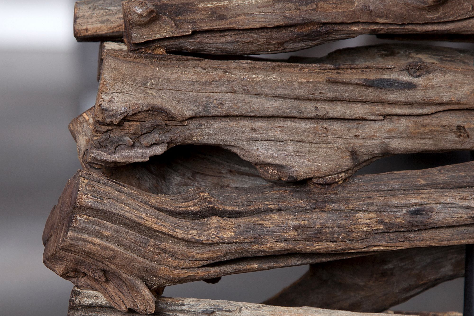 Natürliche Tischlampe Modern kunstvoll 40cm Treibholz Holz, Treibholz, Hartholz